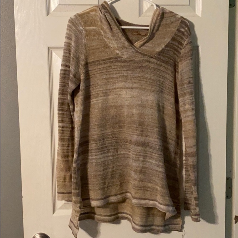 Prana lightweight hooded sweater